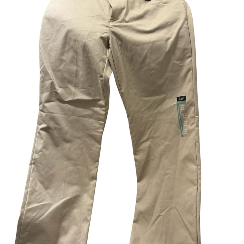 Lee Beige Regular Fit Mid-Rise Trouser
